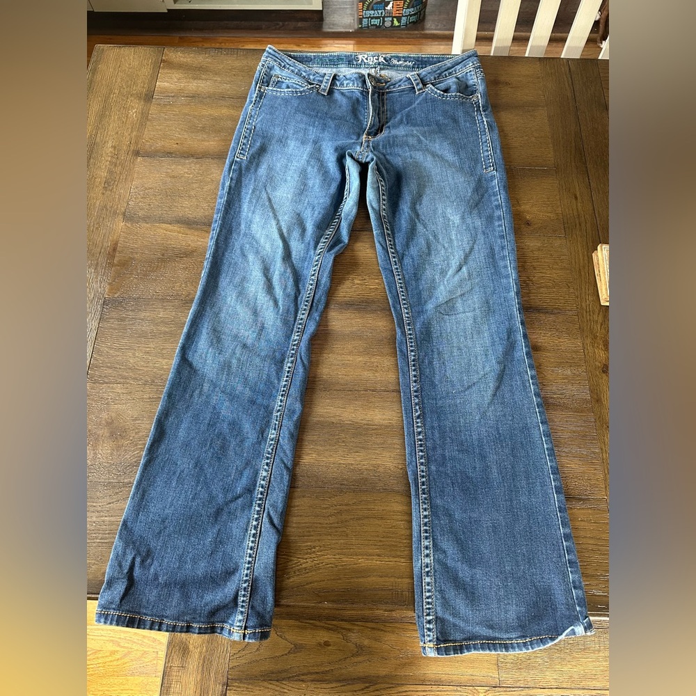 Ladies 32x32 Rock 47 Wrangler Low Rise Western Jeans